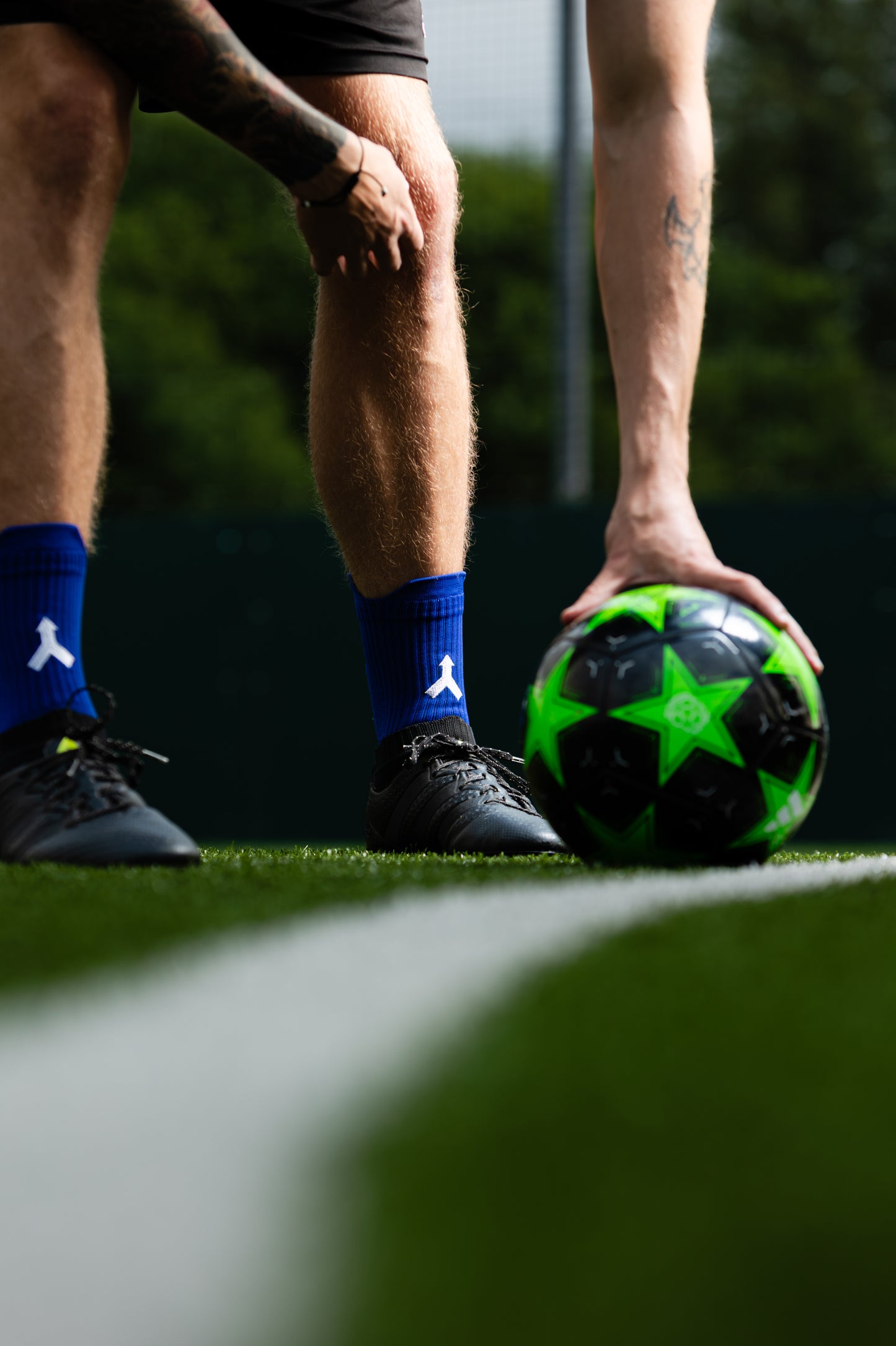 FUZEOZ royal blue socks