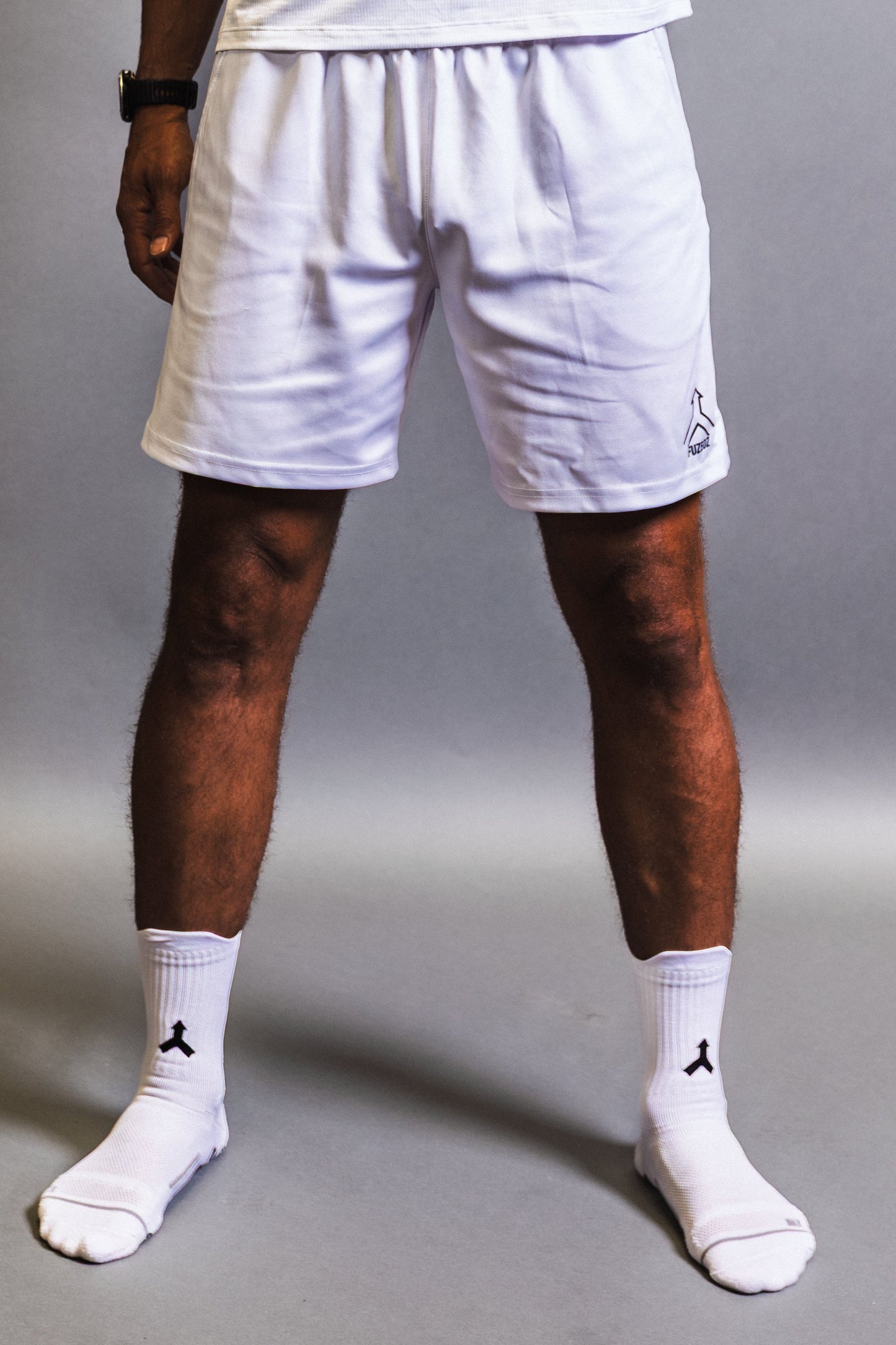 Fuzeoz Motion White shorts